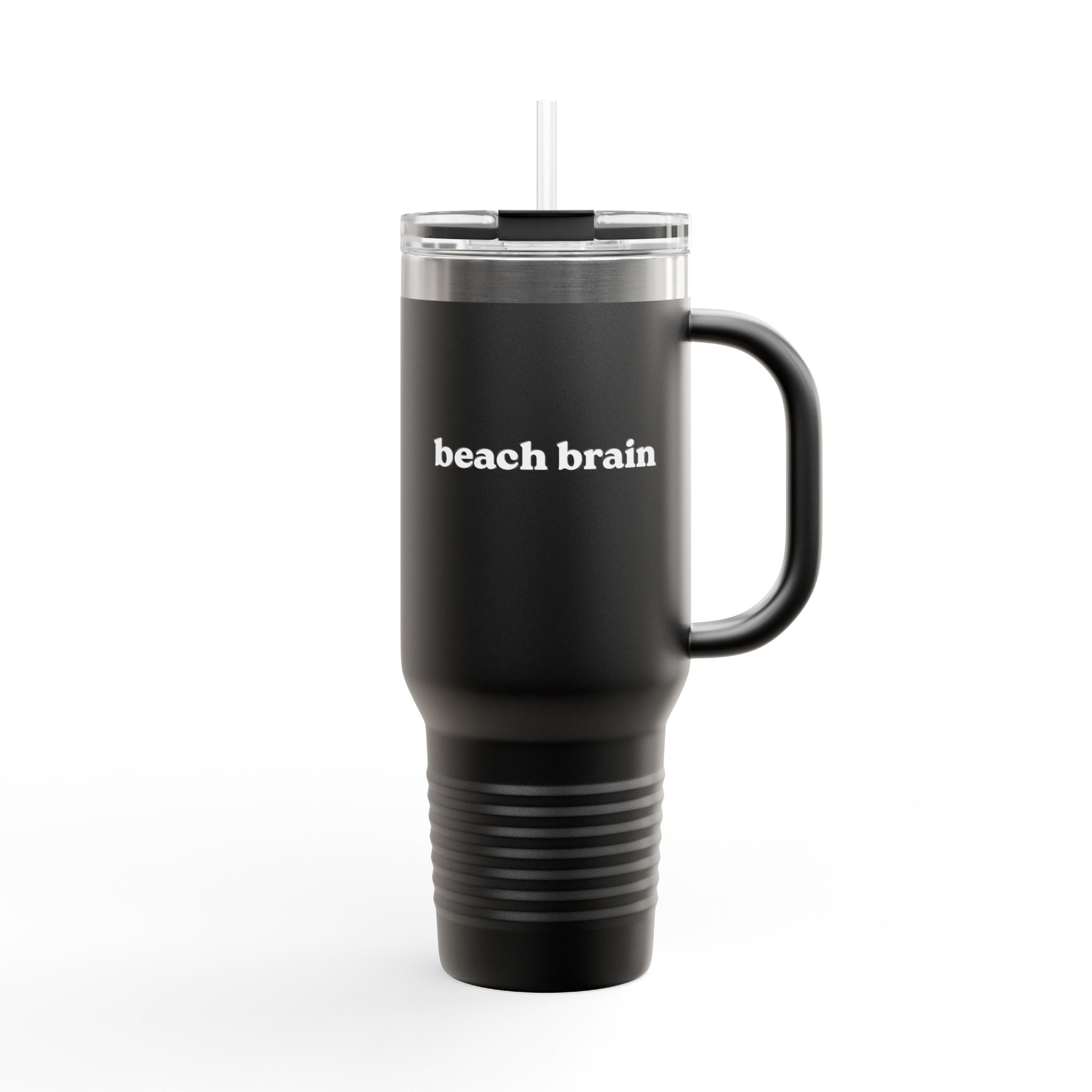 Beach Brain Insulated Travel Mug | 40oz Adventure Beverage Tumbler | Perfect for Beach Lovers, Road Trips, Outdoors, Summer Gifts, [...]