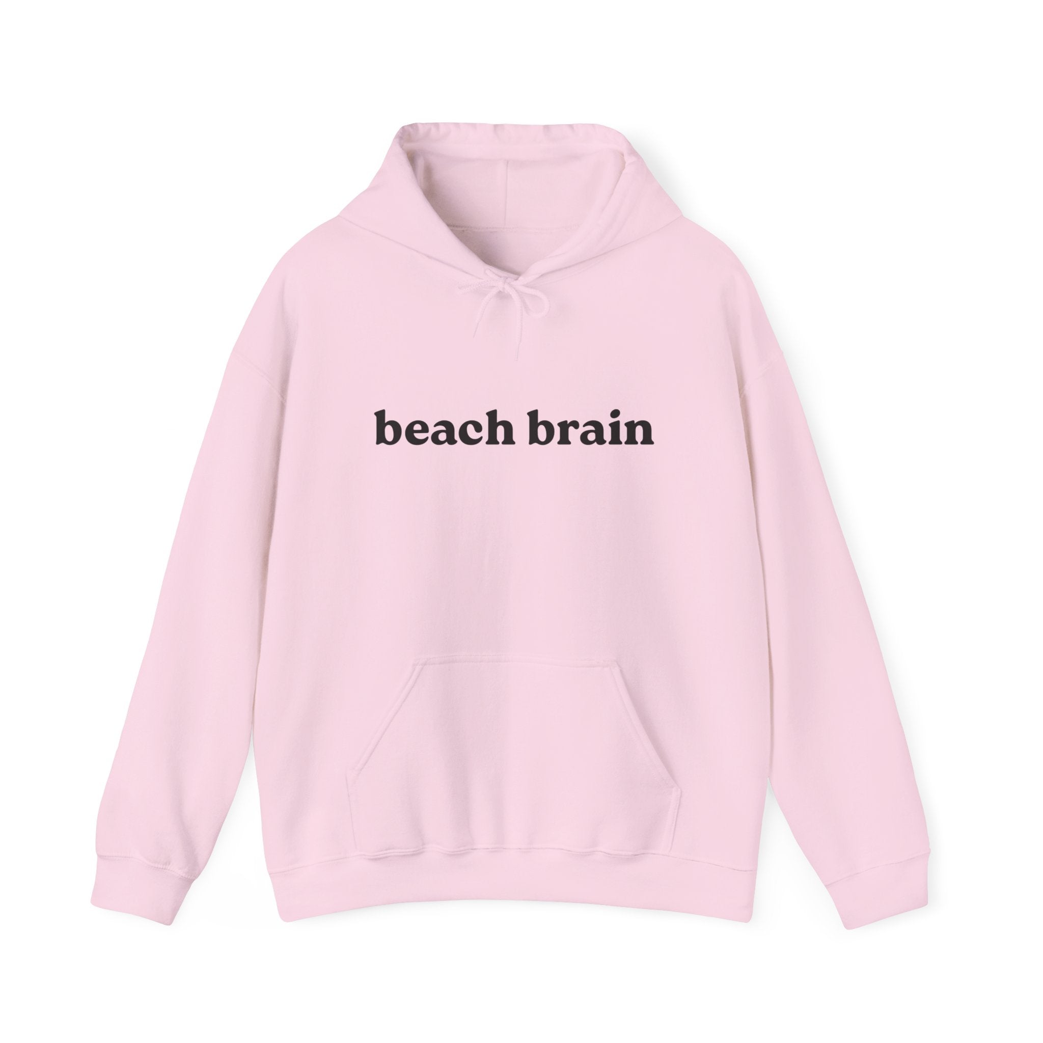 Beach Brain Unisex Heavy Blend Hoodie, Cozy Sweatshirt, Summer Vibes Apparel, Perfect Gift for Beach Lovers, Trendy Casual Wear