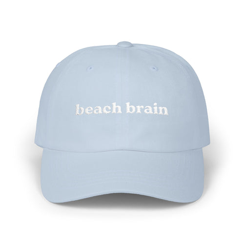 Beach Brain Cap - Casual Style Hat for Beach Lovers, Perfect Gift, Outdoor Events, Summer Vibes, Relaxed and Fun