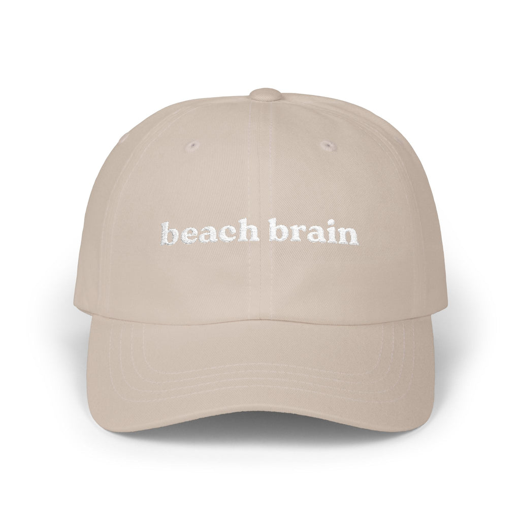 Beach Brain Cap - Casual Style Hat for Beach Lovers, Perfect Gift, Outdoor Events, Summer Vibes, Relaxed and Fun