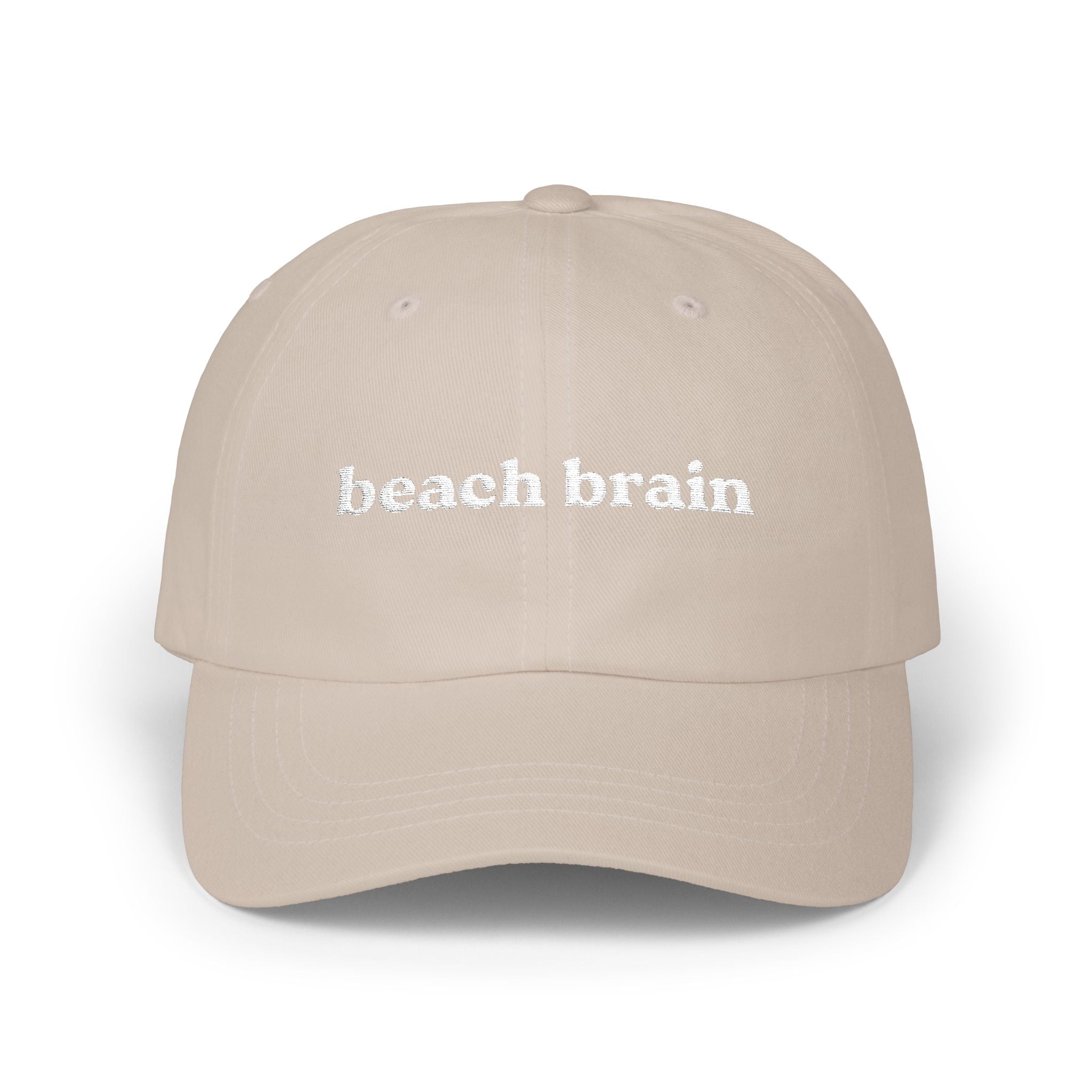 Beach Brain Cap - Casual Style Hat for Beach Lovers, Perfect Gift, Outdoor Events, Summer Vibes, Relaxed and Fun
