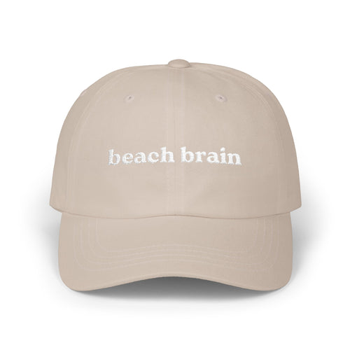Beach Brain Cap - Casual Style Hat for Beach Lovers, Perfect Gift, Outdoor Events, Summer Vibes, Relaxed and Fun