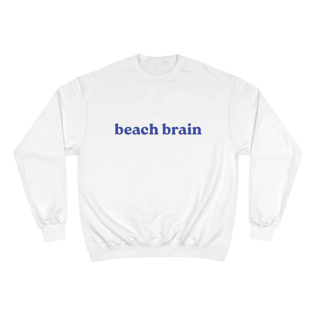 Beach Brain Sweatshirt | Cozy, Casual Wear for Summer Vibes, Gift for Beach Lovers, Relaxation, Summer Fashion, Everyday Comfort