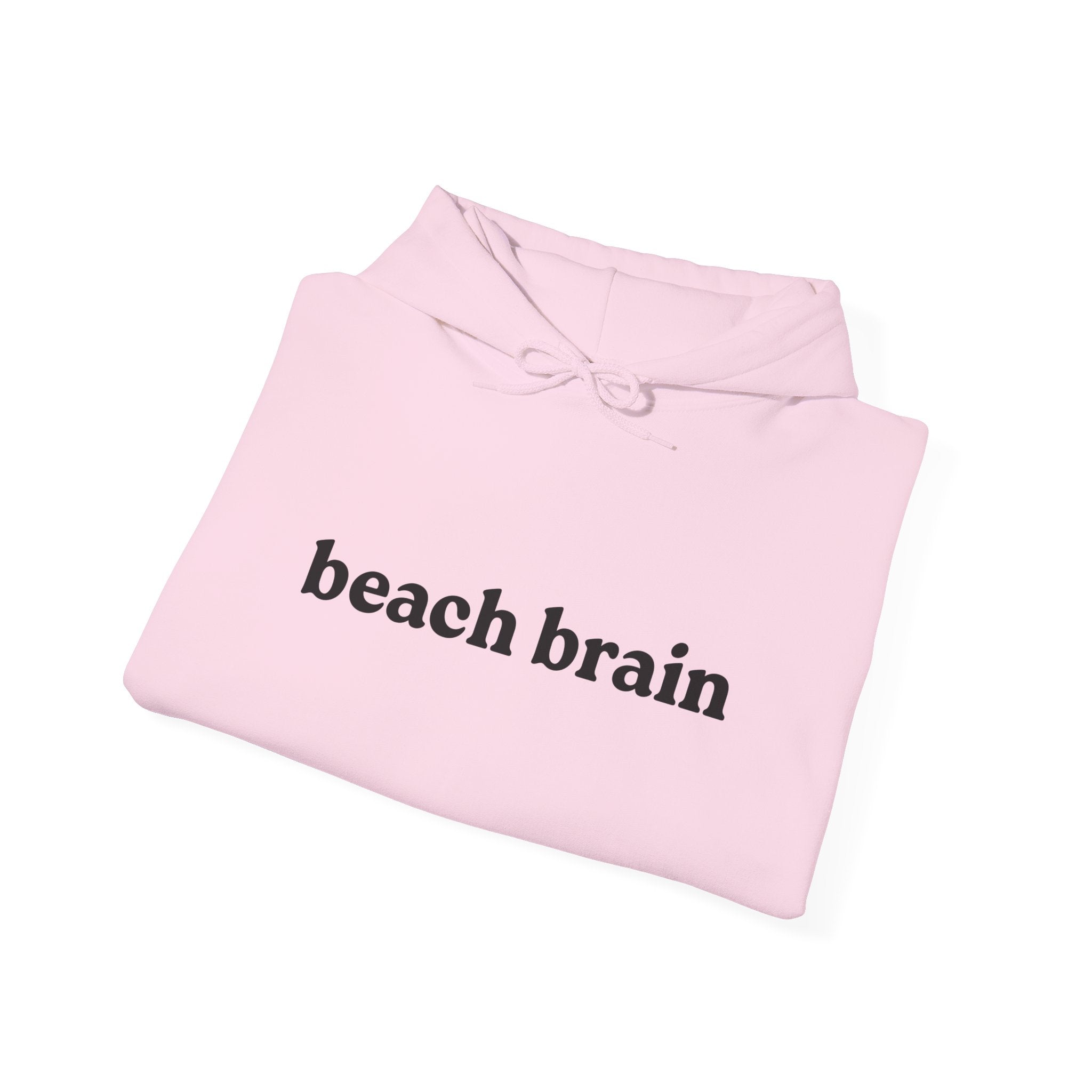 Beach Brain Unisex Heavy Blend Hoodie, Cozy Sweatshirt, Summer Vibes Apparel, Perfect Gift for Beach Lovers, Trendy Casual Wear