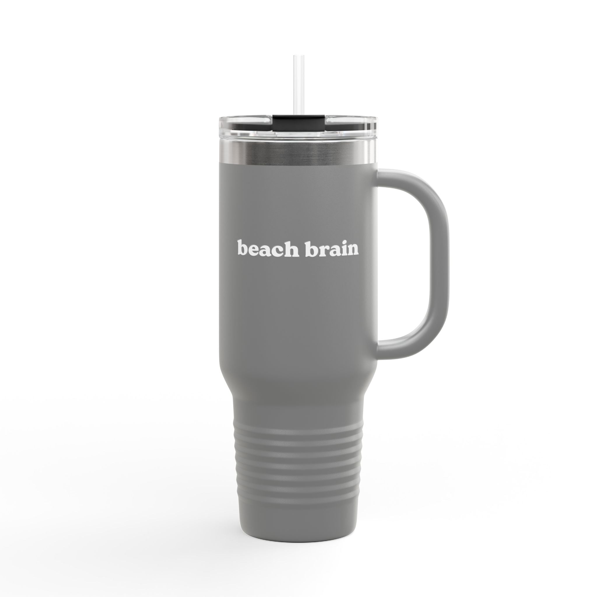 Beach Brain Insulated Travel Mug | 40oz Adventure Beverage Tumbler | Perfect for Beach Lovers, Road Trips, Outdoors, Summer Gifts, [...]