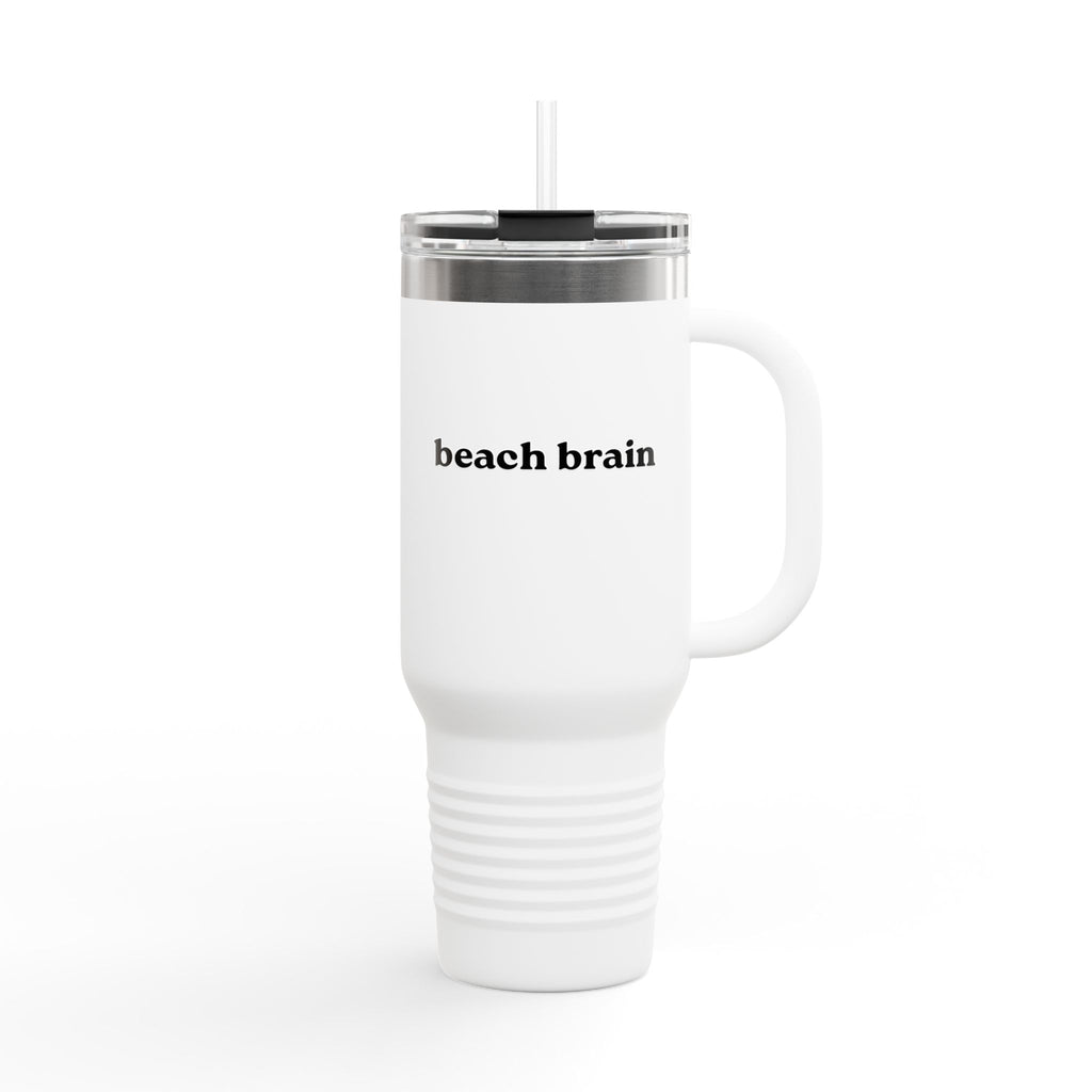 Beach Brain Insulated Travel Mug | 40oz Adventure Beverage Tumbler | Perfect for Beach Lovers, Road Trips, Outdoors, Summer Gifts, [...]