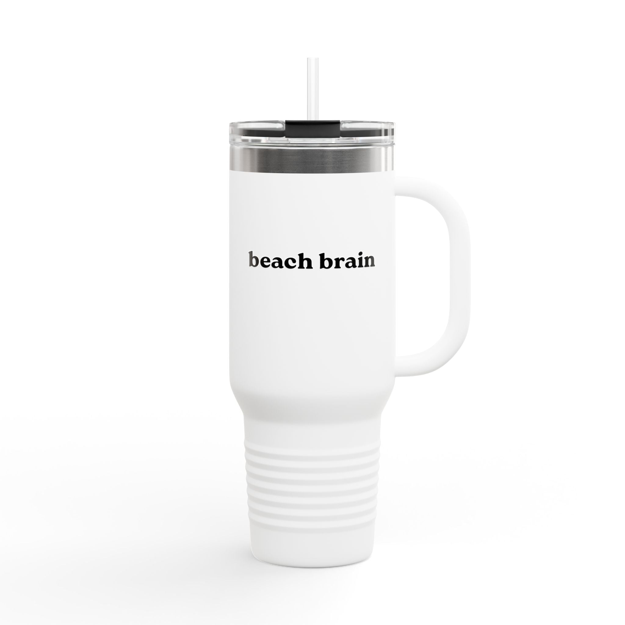 Beach Brain Insulated Travel Mug | 40oz Adventure Beverage Tumbler | Perfect for Beach Lovers, Road Trips, Outdoors, Summer Gifts, [...]